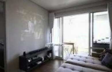 Imagem: O apartamento possui 1 Dormitório, 2 Banheiros, 1 Vaga na garagem