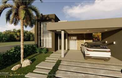 Imagem: A casa possui 3 Dormitórios, 2 Banheiros, 2 Vagas na garagem