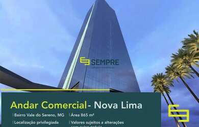 Imagem: O apartamento possui 5 Vagas na garagem, 865m² de Área e