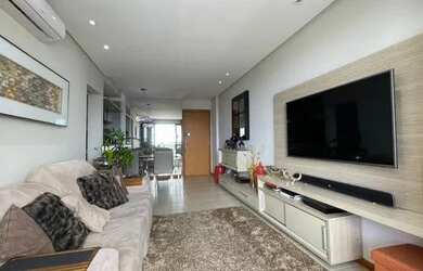 Imagem: O apartamento possui 1 Dormitório, 1 Banheiro, 1 Vaga na garagem