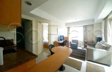 Imagem: O studio possui 1 Dormitório, 1 Banheiro, 1 Vaga na garagem