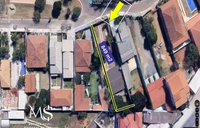 Imagem: O terreno possui 849m² de Área e está localizado em Setor