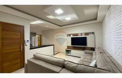 Imagem 2: Casa moderna com acabamento fino no jardim Flamboyant