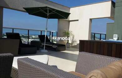 Imagem: O apartamento na cobertura possui 3 Dormitórios, 2 Banheiros