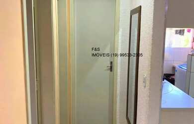 Imagem: O apartamento possui 2 Dormitórios, 1 Banheiro, 1 Vaga na garagem