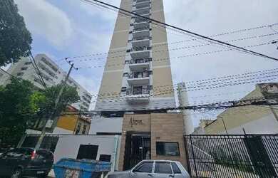 Imagem: O apartamento possui 1 Dormitório, 1 Banheiro, 1 Vaga na garagem