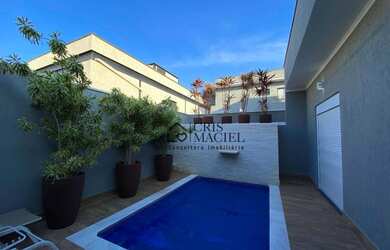 Imagem: A casa em condomínio possui 3 Dormitórios, 5 Banheiros, 4