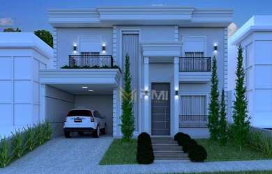 Imagem: A casa em condomínio possui 3 Dormitórios, 1 Banheiro, 4 Vagas