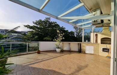 Imagem: O apartamento na cobertura possui 3 Dormitórios, 4 Banheiros