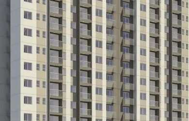 Imagem: O apartamento possui 2 Dormitórios, 1 Banheiro, 1 Vaga na garagem