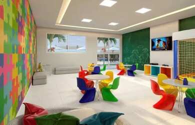 Imagem: O apartamento possui 2 Dormitórios, 1 Banheiro, 1 Vaga na garagem