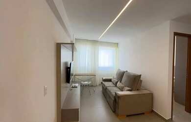 Imagem: O apartamento possui 1 Dormitório, 1 Banheiro, 1 Vaga na garagem