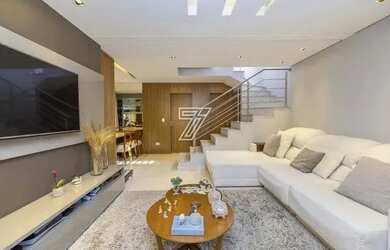 Imagem: A casa em condomínio possui 3 Dormitórios, 5 Banheiros, 2