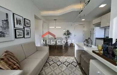 Imagem: O apartamento possui 2 Dormitórios, 1 Banheiro, 1 Vaga na garagem