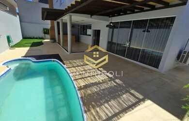 Imagem: A casa em condomínio possui 4 Dormitórios, 5 Banheiros, 4