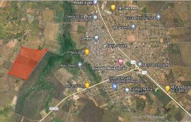 Imagem: O terreno possui 260.000m² de Área e está localizado em