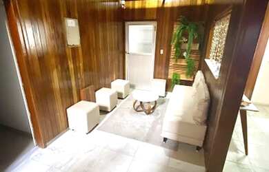 Imagem: O apartamento possui 1 Dormitório, 1 Banheiro, 1 Vaga na garagem