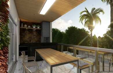 Imagem: O apartamento possui 3 Dormitórios, 2 Banheiros, 1 Vaga na