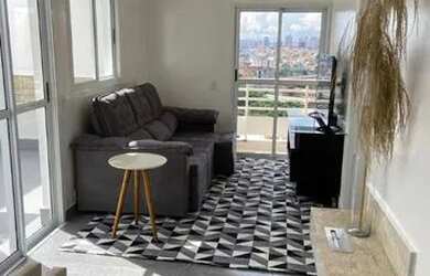 Imagem: O apartamento na cobertura possui 2 Dormitórios, 2 Banheiros