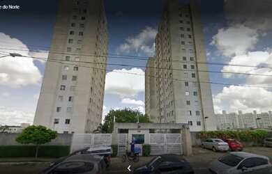 Imagem: O apartamento possui 2 Dormitórios, 1 Banheiro, 1 Vaga na garagem