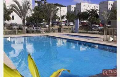 Imagem: O apartamento possui 2 Dormitórios, 1 Banheiro, 1 Vaga na garagem