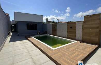 Imagem 16: Excelente casa estilo moderna 3Qtos 1 suíte com piscina e churrasqueira...