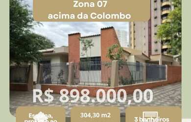 Imagem: A casa possui 3 Dormitórios, 3 Banheiros, 2 Vagas na garagem