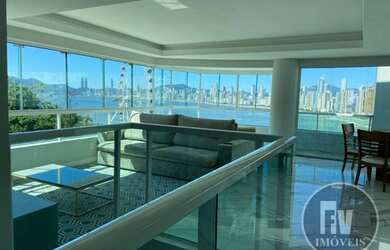 Imagem: O apartamento na cobertura possui 4 Dormitórios, 5 Banheiros