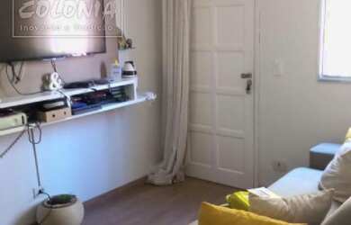 Imagem: O apartamento possui 2 Dormitórios, 1 Banheiro, 1 Vaga na garagem