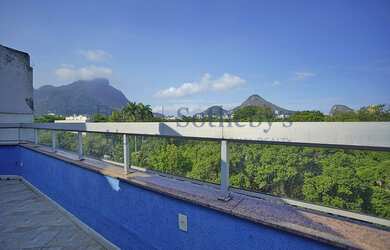 Imagem: O apartamento na cobertura possui 3 Dormitórios, 4 Banheiros