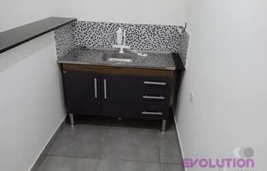 Imagem: A kitnet possui 1 Dormitório, 1 Banheiro e 25m² de Área e