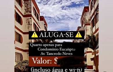 Imagem: O quarto está localizado em Ponto Novo, Aracaju para alugar