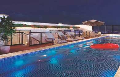 Imagem: O apartamento possui 1 Dormitório, 1 Banheiro, 1 Vaga na garagem