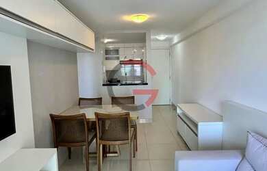 Imagem: O apartamento possui 1 Dormitório, 1 Banheiro, 1 Vaga na garagem