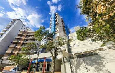 Imagem: O apartamento possui 1 Dormitório, 1 Banheiro, 1 Vaga na garagem