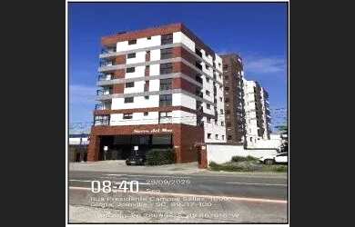 Imagem: O apartamento possui 1 Dormitório, 1 Banheiro, 1 Vaga na garagem