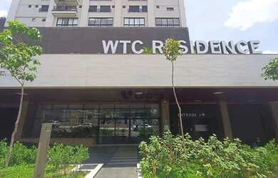 Imagem: O apartamento possui 1 Dormitório, 1 Banheiro, 1 Vaga na garagem