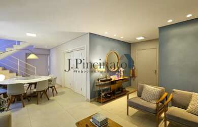 Imagem: A casa em condomínio possui 4 Dormitórios, 5 Banheiros, 2