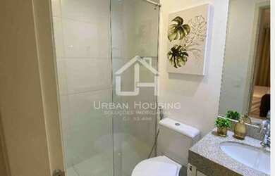 Imagem 8: Flat Setor Jardim Goiás. Piscina, Churrasqueira, Imóvel mobiliadoeAr-condicionado