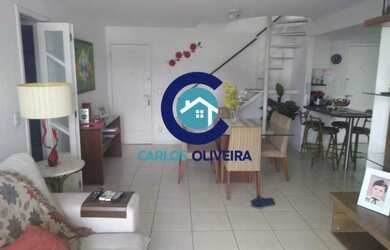 Imagem: O apartamento na cobertura possui 3 Dormitórios, 5 Banheiros