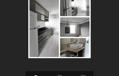 Imagem: O apartamento possui 2 Dormitórios, 1 Banheiro, 1 Vaga na garagem