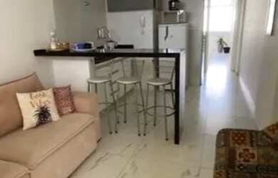 Imagem: O apartamento possui 1 Dormitório, 1 Banheiro, 40m² de Área