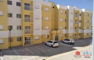 Imagem: O apartamento possui 2 Dormitórios, 1 Banheiro, 1 Vaga na garagem