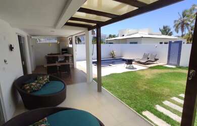 Imagem: A casa em condomínio possui 3 Dormitórios, 5 Banheiros, 5