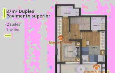 Imagem: O apartamento possui 2 Dormitórios, 3 Banheiros, 2 Vagas na