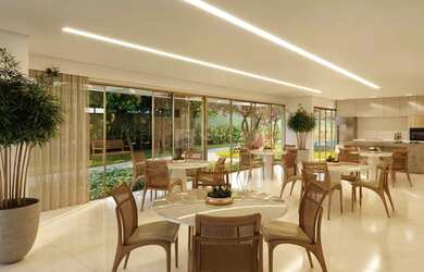 Imagem: O apartamento possui 4 Dormitórios, 2 Banheiros, 2 Vagas na