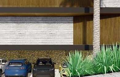 Imagem: A casa em condomínio possui 4 Dormitórios, 5 Banheiros, 5