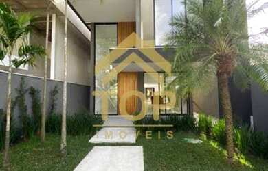 Imagem: A casa em condomínio possui 5 Dormitórios, 5 Banheiros, 4