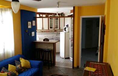 Imagem: O apartamento possui 1 Dormitório, 1 Banheiro, 1 Vaga na garagem