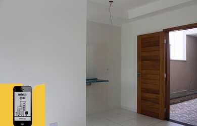 Imagem: O apartamento possui 2 Dormitórios, 1 Banheiro, 1 Vaga na garagem